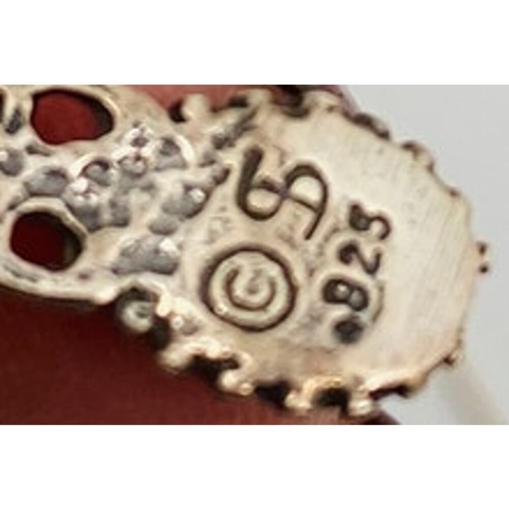 Sterling Silver Drop Dangle Gemstone Earrings - image 3